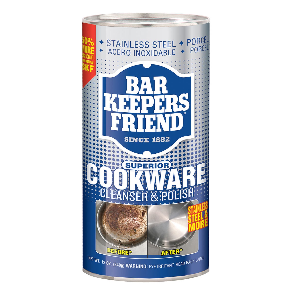Bar Keepers Friend 12 oz. Cookware Cleanser & Polish The Container Store